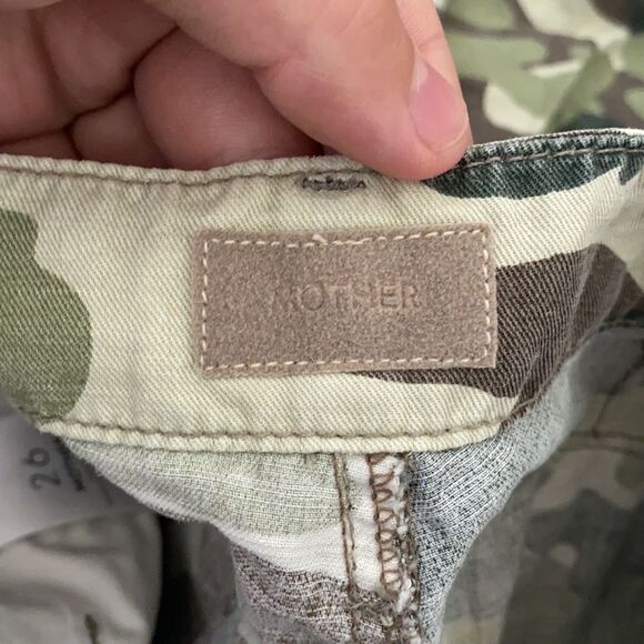 Mother Camouflage Distressed The No Zip Misfit Manmade Cutoff - Picture 10 of 14